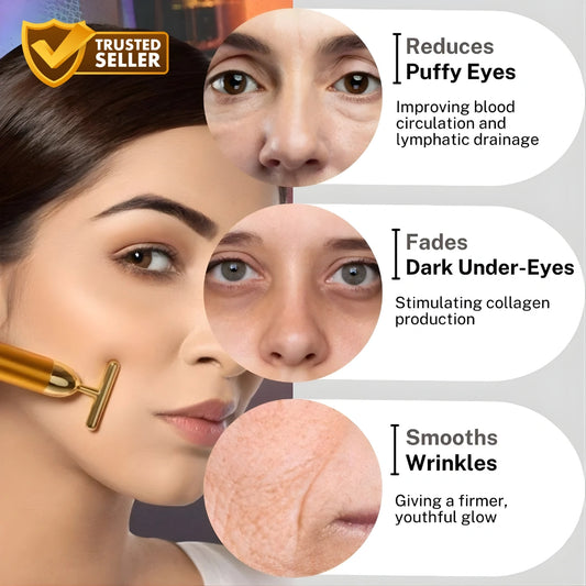 RadianceLift™ Sonic 24K Gold Electric Facial Sculpt Massager