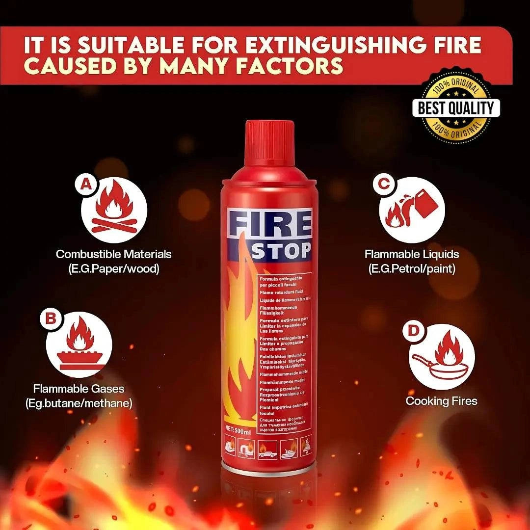Emergency Fire Response Spray