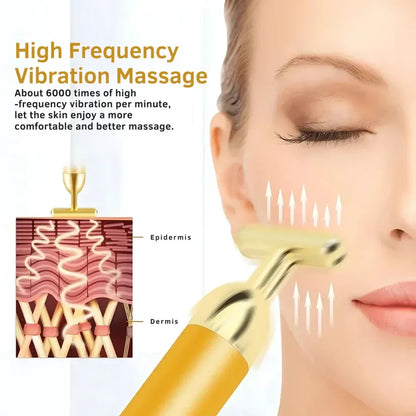 RadianceLift™ Sonic 24K Gold Electric Facial Sculpt Massager