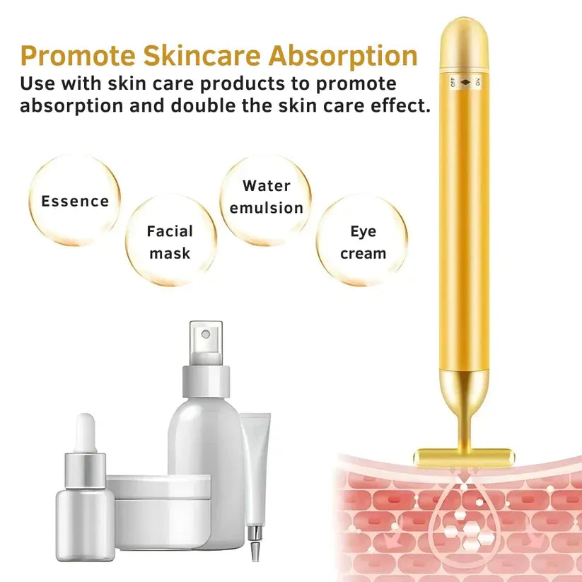 RadianceLift™ Sonic 24K Gold Electric Facial Sculpt Massager